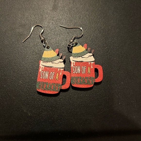 Elf  “son of a nutcracker” earrings - Picture 2 of 2